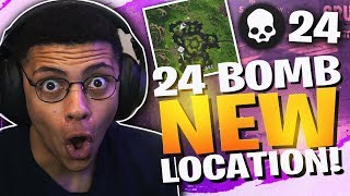 24 KILLS AT *NEW* LEAKY LAKE! CRAZY HIGH KILL SOLO (Fortnite BR Full Match)