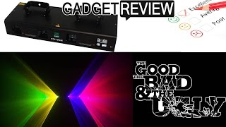Uboxing/Review | Part-2 | Review of the 4 lens 360mw RGYV DMX DJ Laser Stage Light