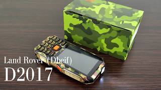 Land Rover (Dbeif) D2017 - громкий кнопочный телефон с сенсорным дисплеем и ТЕЛЕВИЗОРОМ!