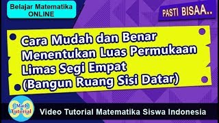 Cara  Mudah Menentukan Luas Permukaan Limas