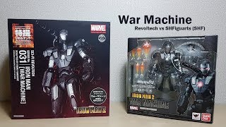 War Machine Skala 1/12 - Iron Man 2: Revoltech vs SHFiguarts (SHF)