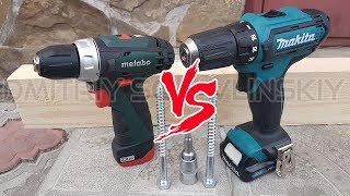 Makita & Metabo Какой шуруповерт выбрать? DF331DWAE против PowerMaxx BS