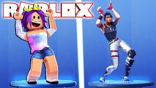 FORTNITE DANCES BUT IN ROBLOX!