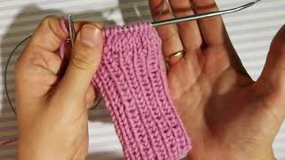Детские варежки с индийским клином, как вязать индийский клин