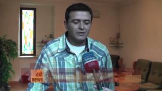 ArmNews interview from Arsen Safaryan's "Siro Aghotq" set
