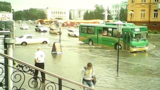 Амурская область, Белогорск, после грозы 09.08.2013