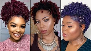 Hair Wax On Natural Hair Compilation | 2020 Hairstyles