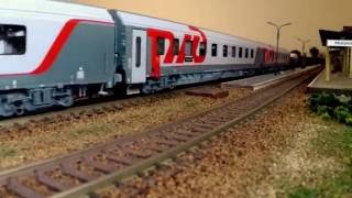 EU07 PKP  CD163 29 RZD Moscow - Nice train