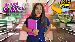 MEU PRIMEIRO DIA DE AULA NA ESCOLA NOVA *2020* - JULIANA BALTAR