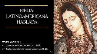 BIBLIA LATINOAMERICANA HABLADA, MATEO CAPITULO 1