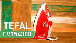 Tefal FV1543E0 - компактный утюг с хорошим техническим оснащением - Видео демонстрация