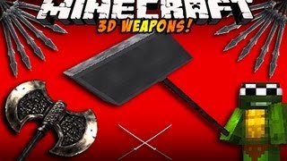 TINY'S MODS - 3D Weapons!! Epic warhammers and battle axes!