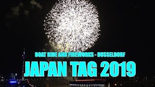 Boat Ride to Japan Tag Fireworks 2019   Dusseldorf , Germany 4K