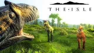 The Isle REALISM - ALLO BATTLES CARNO PACK FOR FOOD, UTAH AMBUSH & ALLO BABY SAVED ( Gameplay )