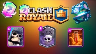 MAZO cuchii cuu ESQUELETO GIGANTE + CEMENTERIO Y COFRE LEGENDARIO Video Clash Royale