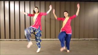 BHANGRA GIRLS | Teri Wait - Kaur B | Bhangra by Christine & Sabine
