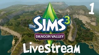 TheQuxxn: The Sims 3 Dragon Valley Livestream (Part 1)