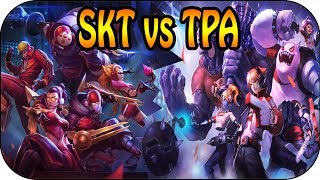 SKT T1 vs TPA - 5v5 Skin Battle Gameplay [Ger]