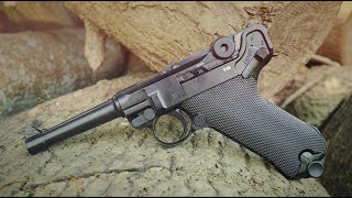 Luger Parabellum P08 Air Pistol - BB CO2 Collectable Replica