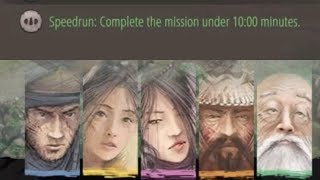 Shadow Tactics PS4 Speedrun: Kage-sama's Camp "The Death of Kage-sama"  Mission 9