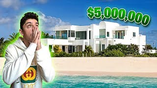 MY NEW $5,000,000 BEACH HOUSE!! (10 MILLION SURPRISE)