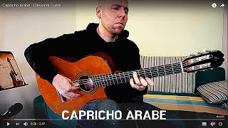 Francisco Tárrega /Capricho árabe/ Guitar Classical