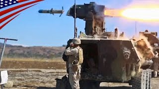 LAV-25 (Light Armored Vehicle) 25mm Gun & Anti-Tank Missile Firing - LAV-25歩兵戦闘車 25mm機関砲 & 対戦車ミサイル発射