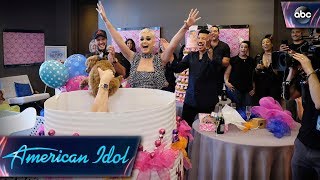 Katy Perry's Surprise Birthday Puppy Party - American Idol on ABC