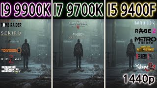 I9 9900K vs I7 9700K vs I5 9400F with RTX 2070 (QHD 2560 x 1440) Game Play benchmark test 14 Games