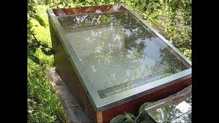Солнечная воскотопка, как сделать самому
