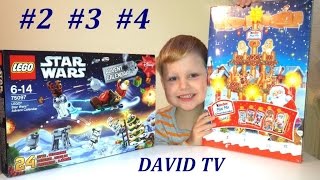 №2,3,4 Рождественский Календарь ЛЕГО СТАР ВАРС 2015  на русском