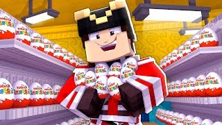 J'OUVRE DES KINDER SURPRISE DANS MINECRAFT !