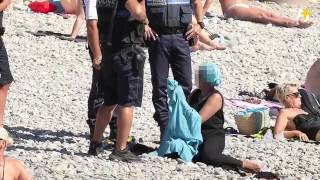 French Muslim Woman Forced to Undress