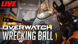 Overwatch's New Hero Wrecking Ball Gameplay Live on PTR