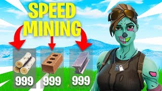 *WORKING* HOW TO SPEED MINE IN FORTNITE! (Fortnite: Battle Royale)