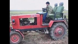 Самодельный трактор из Москвича