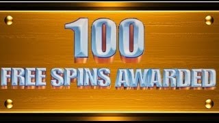 ** $3 MAX BET ** 100 FREE SPINS - WMS SLOT MACHINE