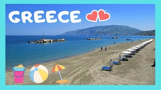 Island of SKYROS, EXPLORING beautiful MAGAZIA BEACH (GREECE) ?️