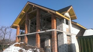Двухскатная крыша своими руками
