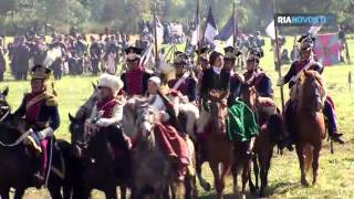 Dragoons, Lancers Fight "Enemy" Forces During Reenactment