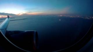 Красивый заход и посадка  A330-300 Аэрофлот в Нью-Йорк Джон Кеннеди JFK
