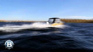 Моторный катер Волжанка 57 Классик - Ходовое видео / Volzhanka 55 Classic test-drive