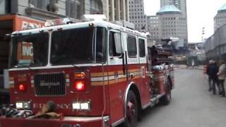 Ladder truck 10 + Engine 10 + Engine 6 FDNY