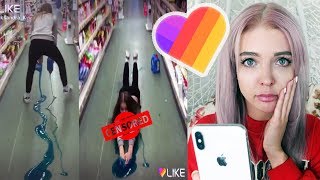 в LIKE СХОДЯТ С УМА РАДИ ПОПУЛЯРНОСТИ ? Громят Супермаркет и НЕприлично Снимают в ЛАЙК Тик Ток