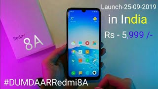 Redmi 8A Launching In India On 25 September