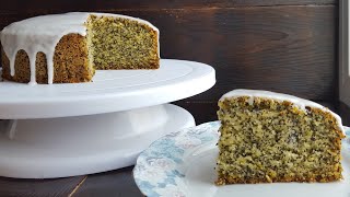 ПОСТНЫЙ апельсиновый МАННИК С МАКОМ?ПОСТНАЯ ГЛАЗУРЬ?Orange poppyseed bundt cake