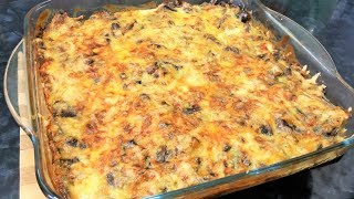 Картофельная запеканка с грибами-Ани Кухня!