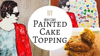 Hand Painted Cake Tutorial - Carrot-Dates Cake Recipe??