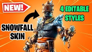 Fortnite Snowfall Skin Leaked with 4 Editable Styles | V7.3 Latest News