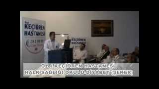 özel keçiören hastanesi halk sağlığı okulu - diyabet